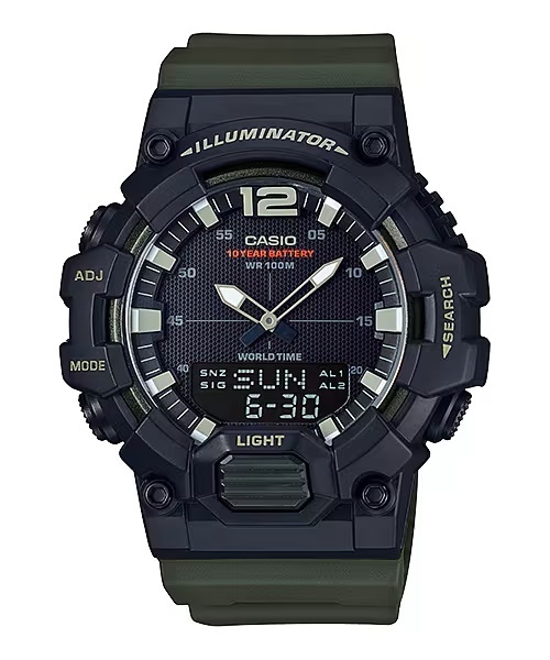 CASIO SPORT Mod. ILLUMINATOR Black - Army Green