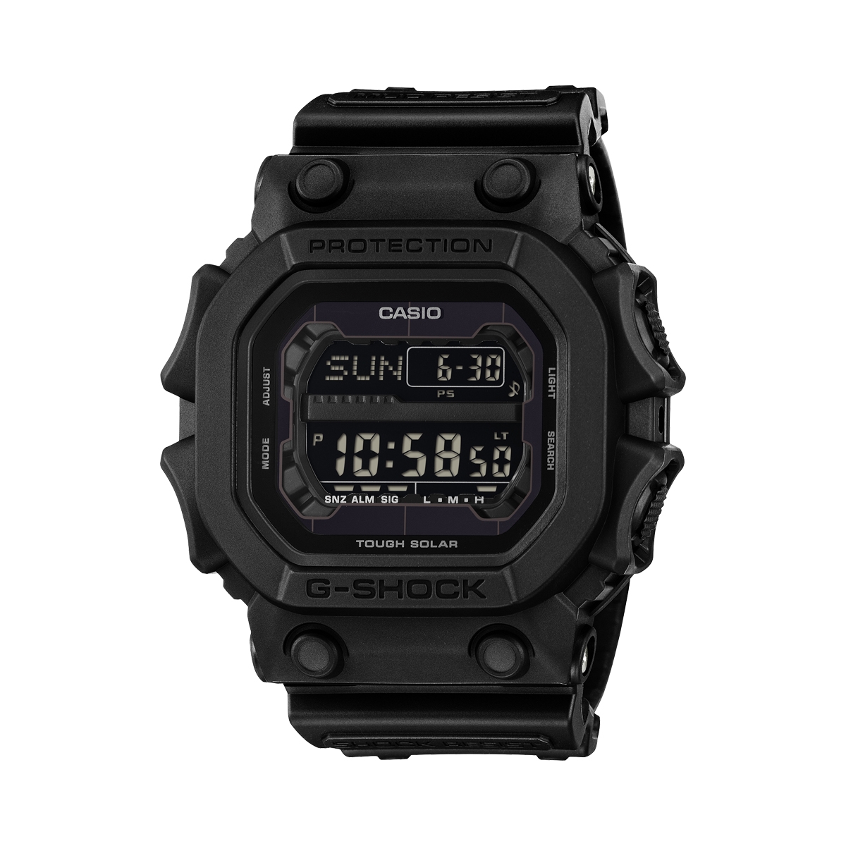 CASIO G-SHOCK Mod. THE KING XL - ALL BLACK - WHITE BACKLIGHT