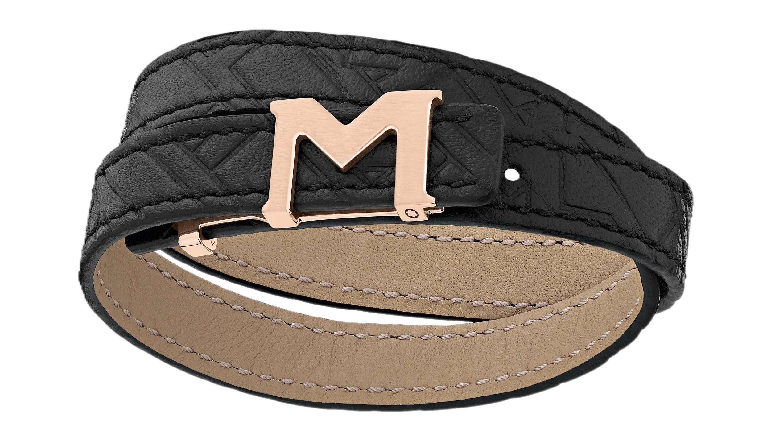 MONTBLANC LEATHER Mod. M LOGO