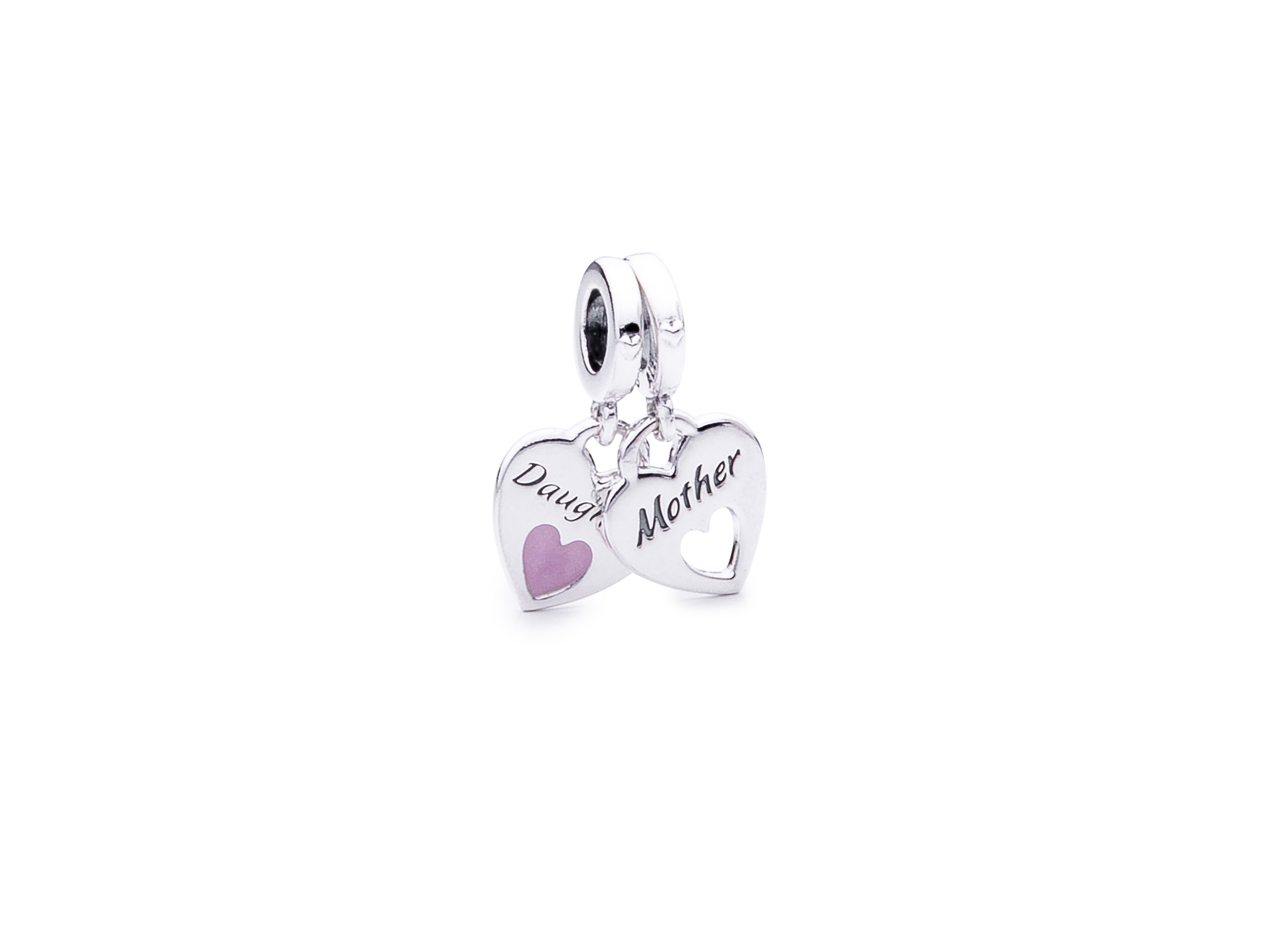 PANDORA Mod. PINK MURANO GLASS DRAGONFLY DANGLE CHARM