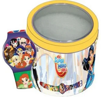 KID WATCH Mod. SUPER HERO GIRLS - Tin Box ***SPECIAL PRICE***