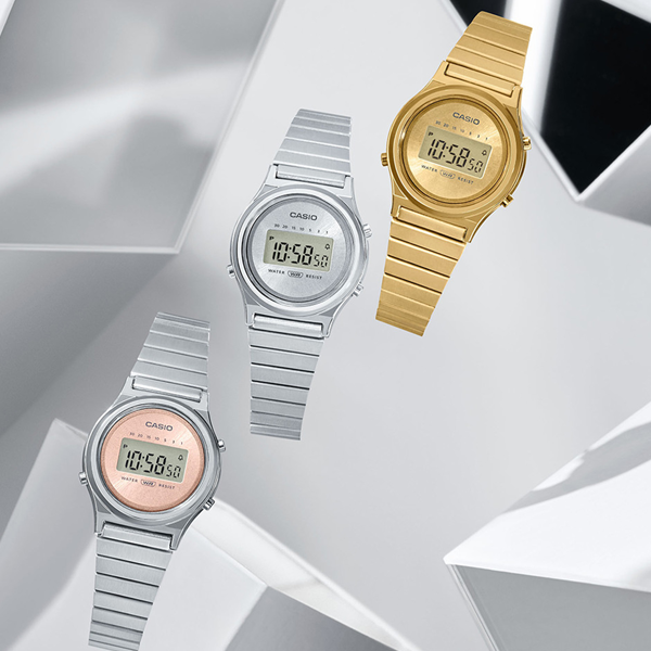 CASIO VINTAGE Mod. MINI COLLECTION SLIM ROUND - GOLD