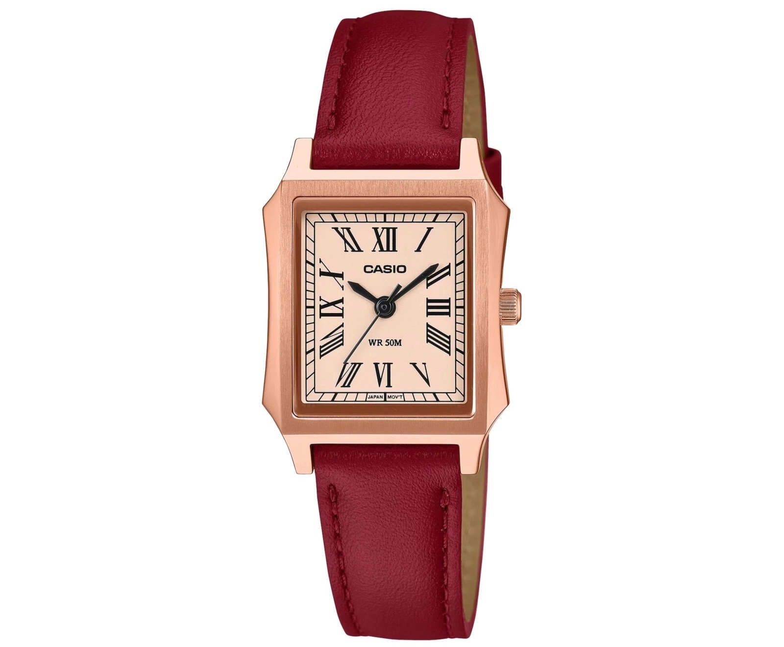 CASIO COLLECTION Mod. DATE, LEATHER - SILVER