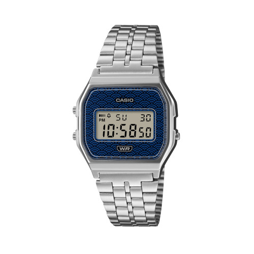 CASIO VINTAGE Mod. ICONIC - TRADITIONAL SEIGAIHA PATTERN Limited Edition - BLUE