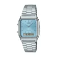 CASIO VINTAGE Mod. EDGY COLLECTION SUNRAY DIAL - LIGHT BLUE
