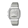 CASIO VINTAGE Mod. EDGY ROUNDED SQUARE - SILVER