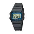 CASIO VINTAGE Mod. F-105 BIO RESIN STRAP - BLACK