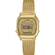CASIO VINTAGE Mod. ICONIC MINI STEEL - GOLD MESH
