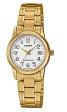 CASIO COLLECTION Mod. LADY DATE, GOLD - WHITE