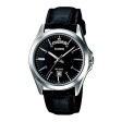 CASIO COLLECTION Mod. DAY DATE LEATHER - BLACK