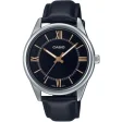 CASIO COLLECTION Mod. CASUAL, LEATHER - BLACK