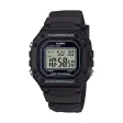 CASIO TIMELESS COLLECTION Mod. SPORT ILLUMINATOR WR 50M, ALARM, CHRONOGRAPH - BLACK