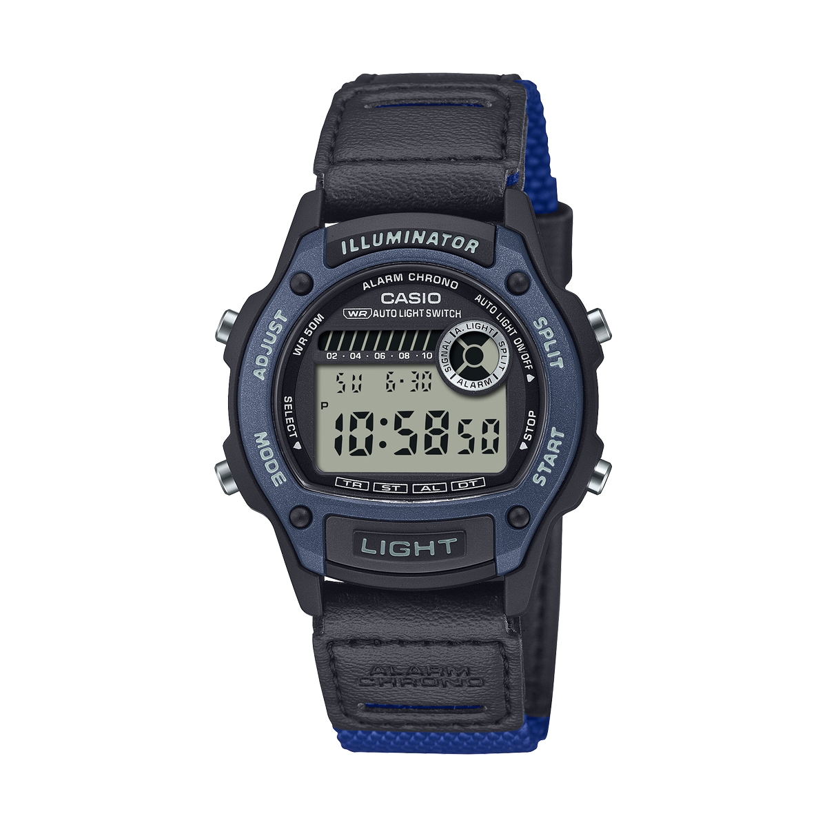 CASIO SPORT Mod. ILLUMINATOR SMALL WRIST 36.6mm case, Bio-Based Resin strap - BLUE