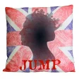 CUSCINI LETTERARI - Copricuscino in Juta lavata / Cotton pillow case JUMP - Size 40x40cm