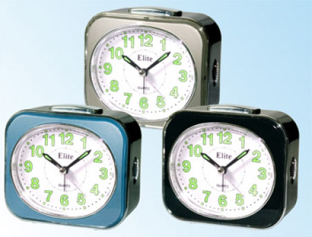 ELITE SVEGLIA ANALOGICA NERA / BLACK ALARM CLOCK