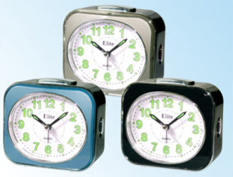 ELITE SVEGLIA ANALOGICA BLU / BLUE ALARM CLOCK