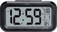 ELITE Sveglia digitale con luce LED automatica (sensore crepuscolare) - NERO - Digital alarm clock with automatic LED light (twilight sensor) - BLACK
