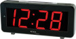 ELITE Sveglia LED a corrente (cavetto USB e spina inclusi) - NERO - LED alarm clock powered by electricity (USB cable and plug included) - BLACK