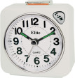 ELITE Sveglia silent con luce e snooze - BIANCO - Silent alarm clock with light and snooze - WHITE