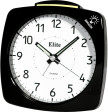 ELITE Sveglia silent con luce e snooze - NERO - Silent alarm clock with light and snooze - BLACK