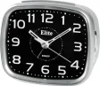 ELITE Sveglia silent con luce LED e snooze - ARGENTO - Silent alarm clock with LED light and snooze - SILVER