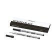 MONTBLANC Mod. MISTERY BLACK - REFILLS ROLLER BALL PEN - MEDIUM - 2 PCS