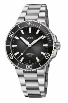 ORIS Mod. AQUIS DATE CALIBRE 400 41,5MM -5 DAYS POWER RESERVE, 300M, CERAMIC BEZEL