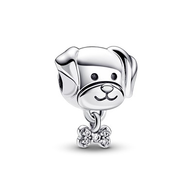 PANDORA JEWELRY Mod. PUPPY WITH BONE CHARM