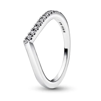 PANDORA Mod. TIMELESS WISH HALF SPARKLING RING