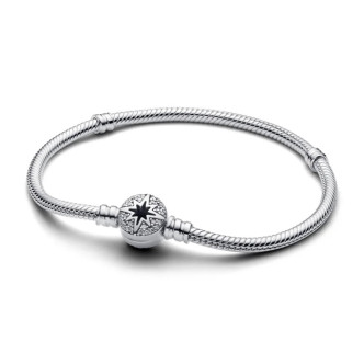 PANDORA MOMENTS Mod. NORTH STAR CLASP SNAKE CHAIN - Size 20