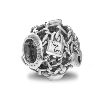 PANDORA Mod. OPENWORK CHAIN LINK PADLOCK CHARM