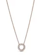 PANDORA Mod. SPARKLING PINK HEART COLLIER NECKLACE