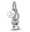 PANDORA Mod. PAVÉ INFINITY KNOT DANGLE CHARM