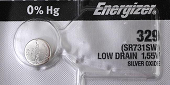 ENERGIZER BATTERY Ref. 329