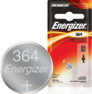 ENERGIZER BATTERY Ref. 364