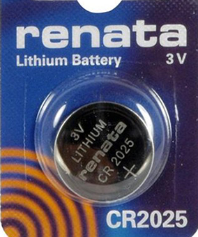 RENATA BATTERY Ref. CR2025 - 3V