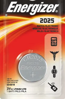 ENERGIZER BATTERY Ref. CR2025 - 3V