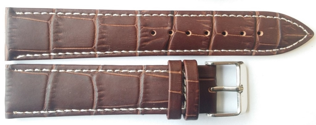 CROCO LOOK Brown - 20 mm