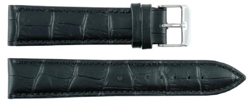 LEATHER Strap BLACK - 22mm