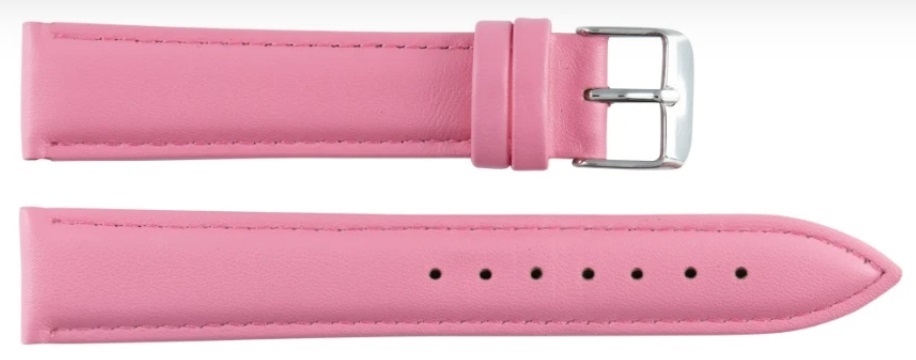 LEATHER Strap Pink - 18mm