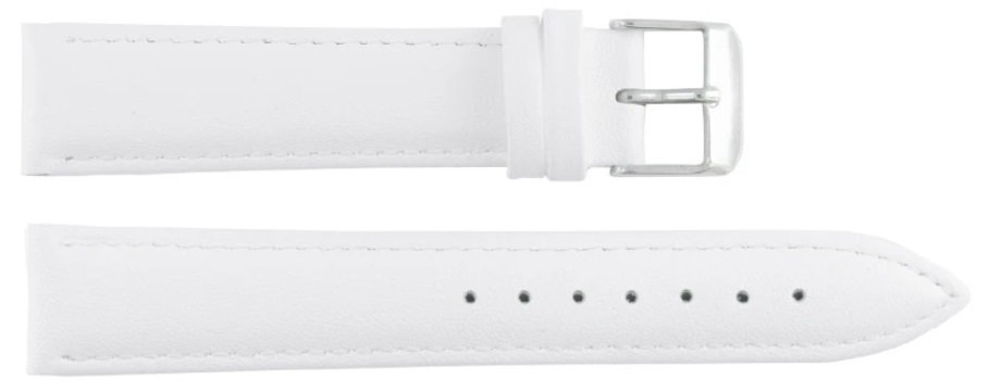 LEATHER Strap White - 18mm