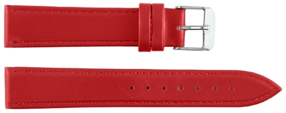 LEATHER Strap Red - 24mm