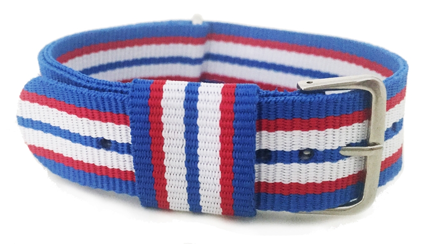 Blue/Red/White - 20mm