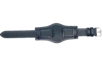 LEATHER Strap Black- 20mm