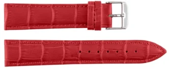 LEATHER Strap Red - 12mm