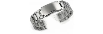 Bracciale in acciaio regolabile - Easy adjustable stainless steel bracelet - 16mm