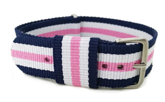 Black/White/Pink - 20mm