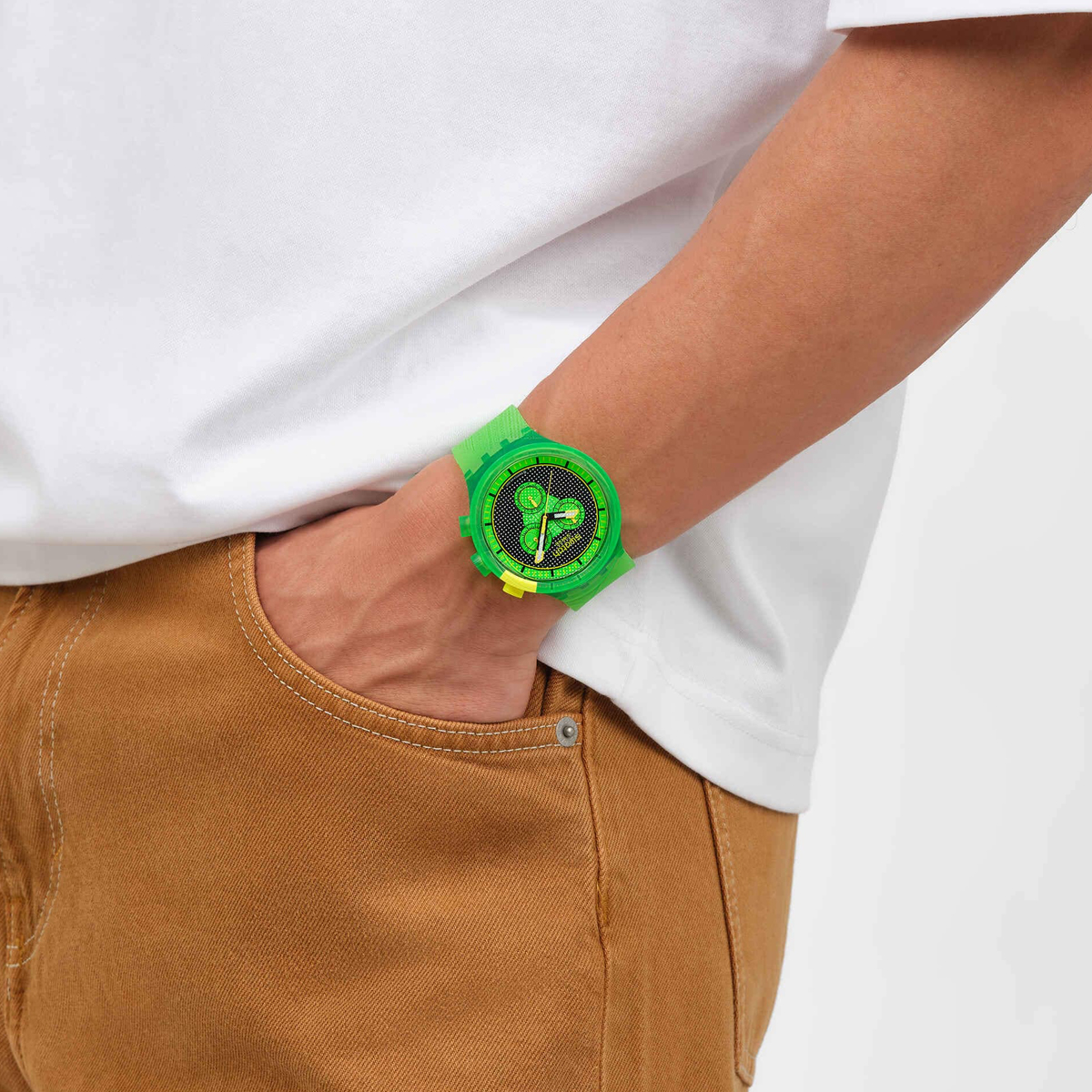 SWATCH Mod. GLOWINGLY GREEN